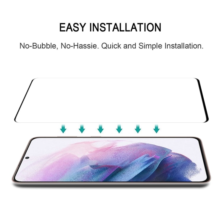 Curved Temperoitu näytönsuoja Samsung Galaxy S21+