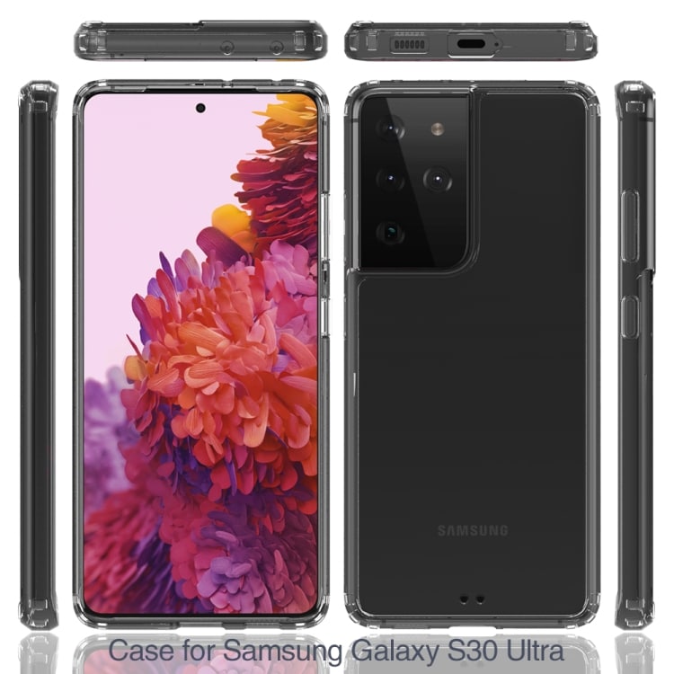 Läpinäkyvä silikonisuoja Samsung Galaxy S21 Ultra 5G