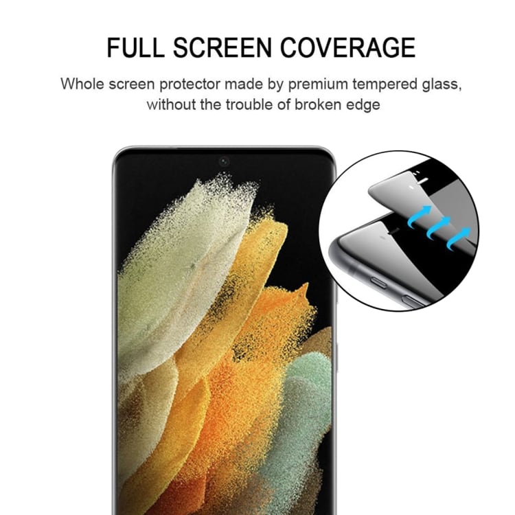 Curved Temperoitu näytönsuoja Samsung Galaxy S21 Ultra