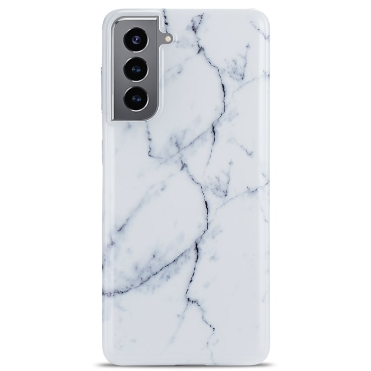 Kuori marmorikuviolla Samsung Galaxy S21+ 5G - Valkoinen