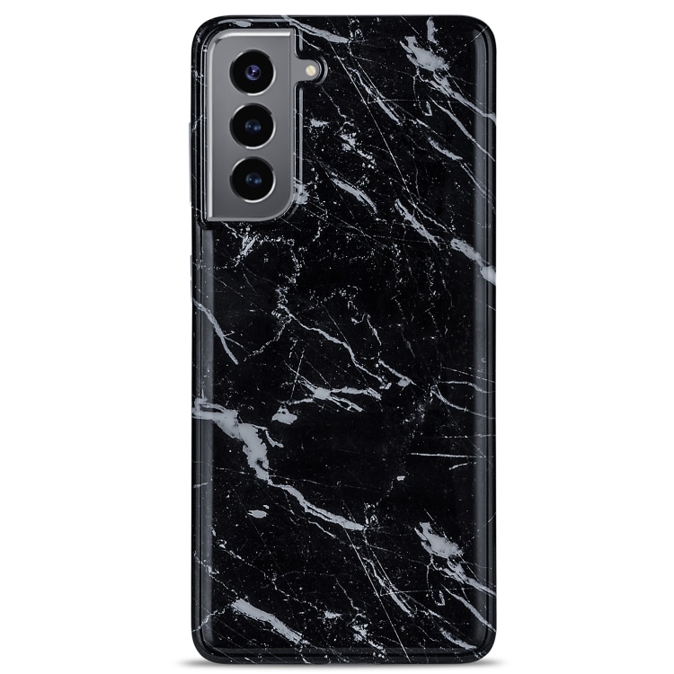 Kuori marmorikuviolla Samsung Galaxy S21+ 5G - Musta