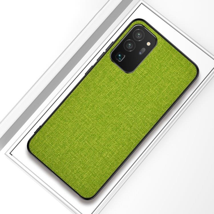 Suojakuori tekstiili ulkopinnalla Samsung Galaxy S21 Ultra 5G - Vihreä