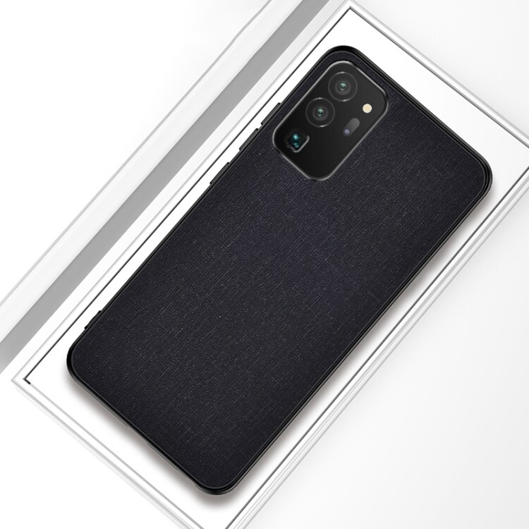 Suojakuori tekstiili ulkopinnalla Samsung Galaxy S21 Ultra 5G - Musta