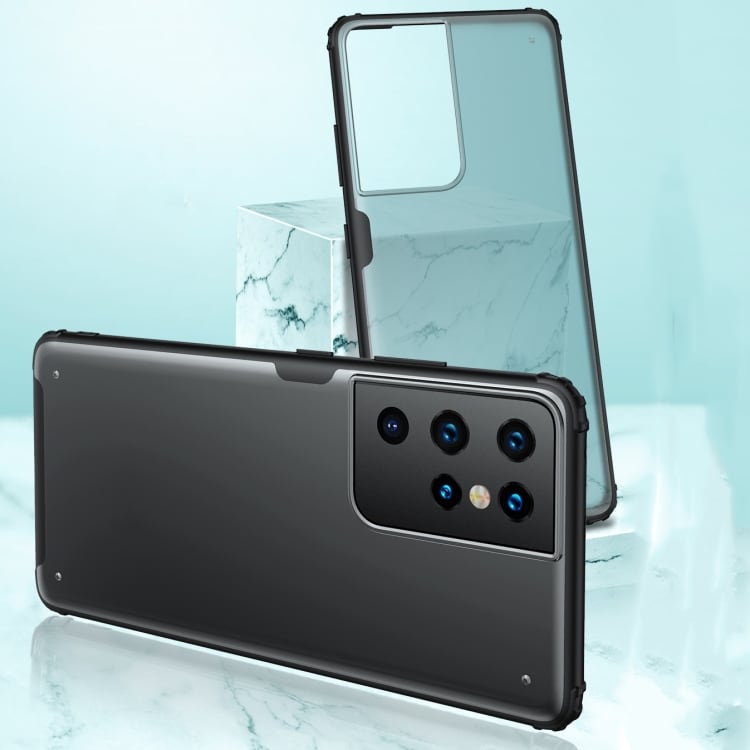 Tyylipuhdas semi-transparent kuori Samsung Galaxy S21 Ultra 5G