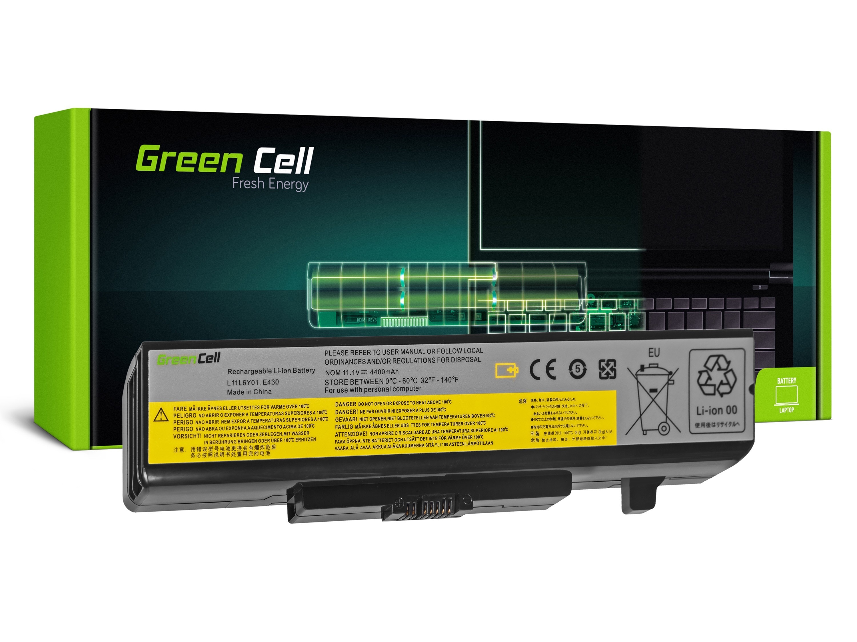 Green Cell kannettavan tietokoneen akku Lenovo ThinkPad Edge E430 E440 E530