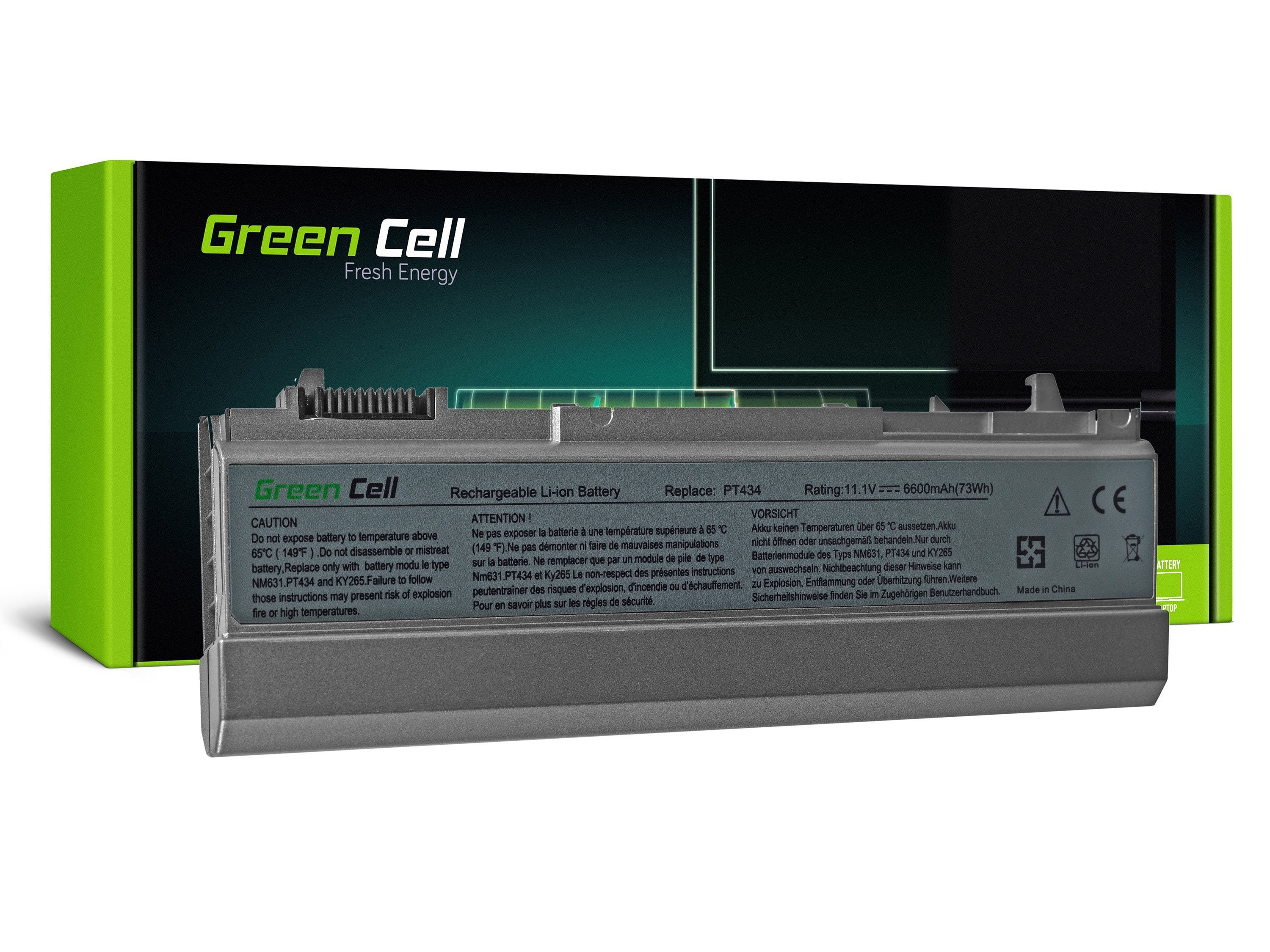 Green Cell kannettavan tietokoneen akku Dell Latitude E6400 E6410 E6500 E6510
