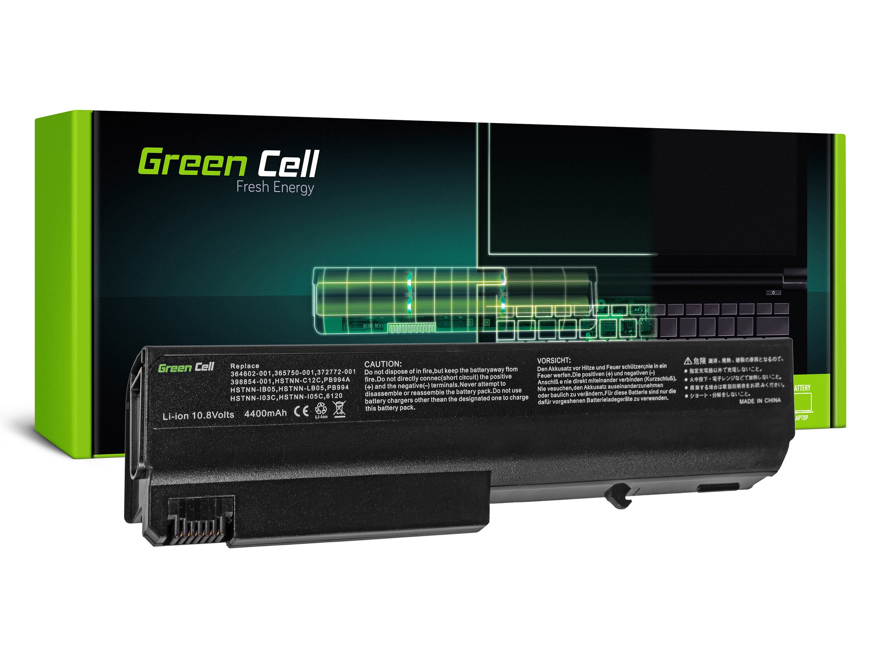 Green Cell kannettavan tietokoneen akku HP Compaq 6100 6200 6300 6900 6910
