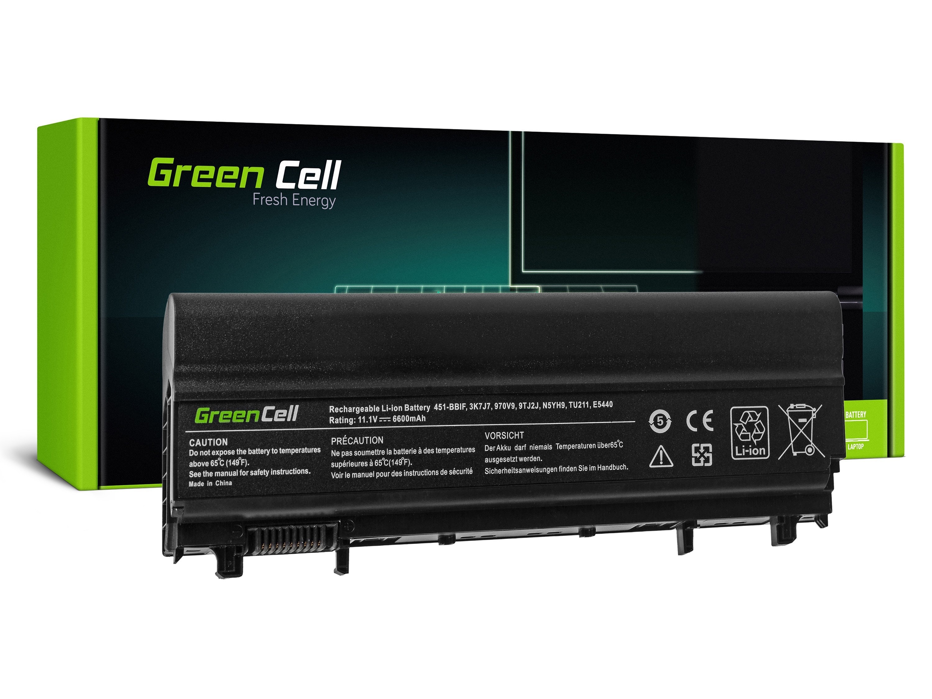 Green Cell kannettavan tietokoneen akku Dell Latitude E5440 E5540 P44G