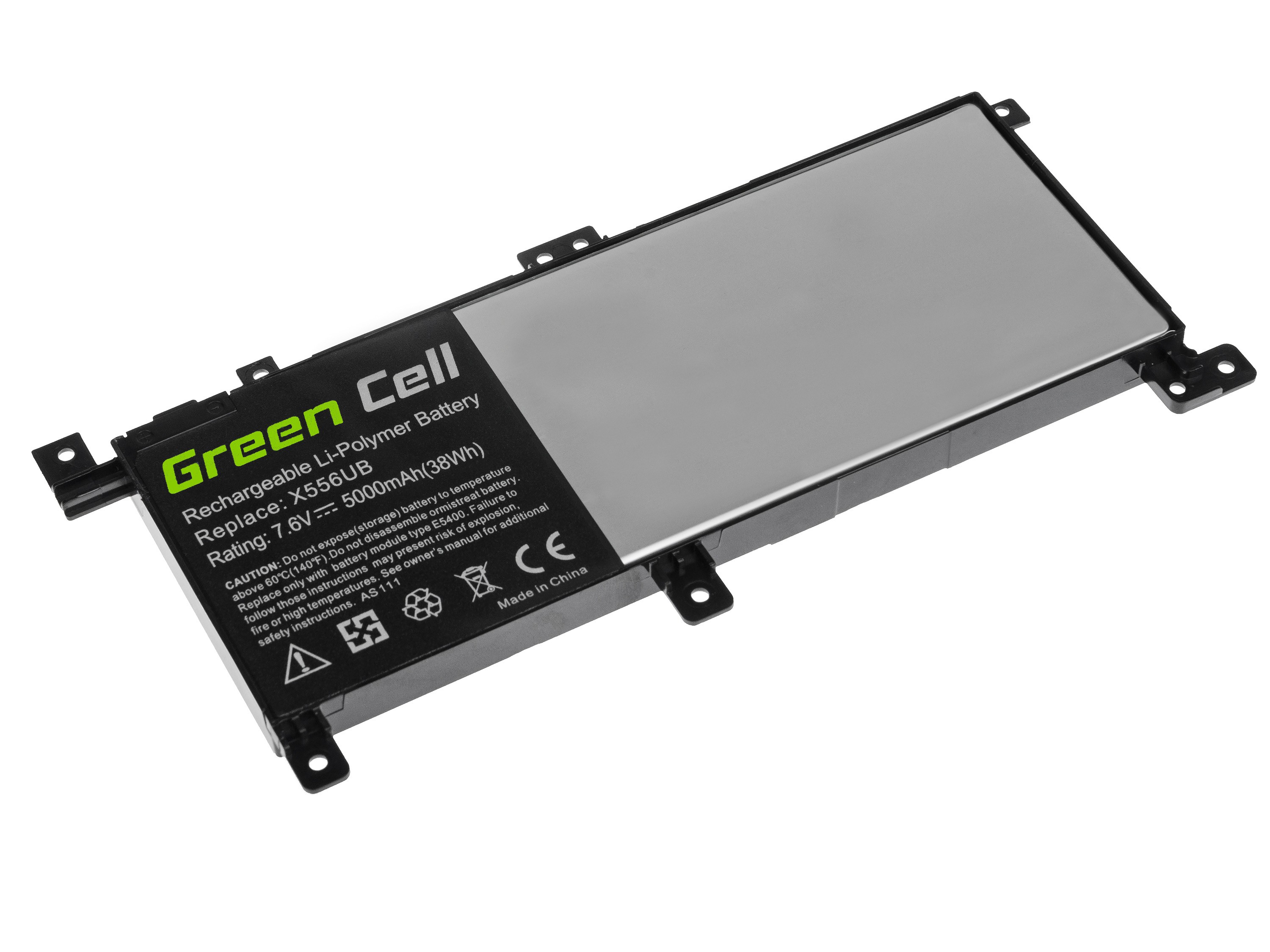 Green Cell kannettavan tietokoneen akku Asus X556U / 7,6V 4100mAh