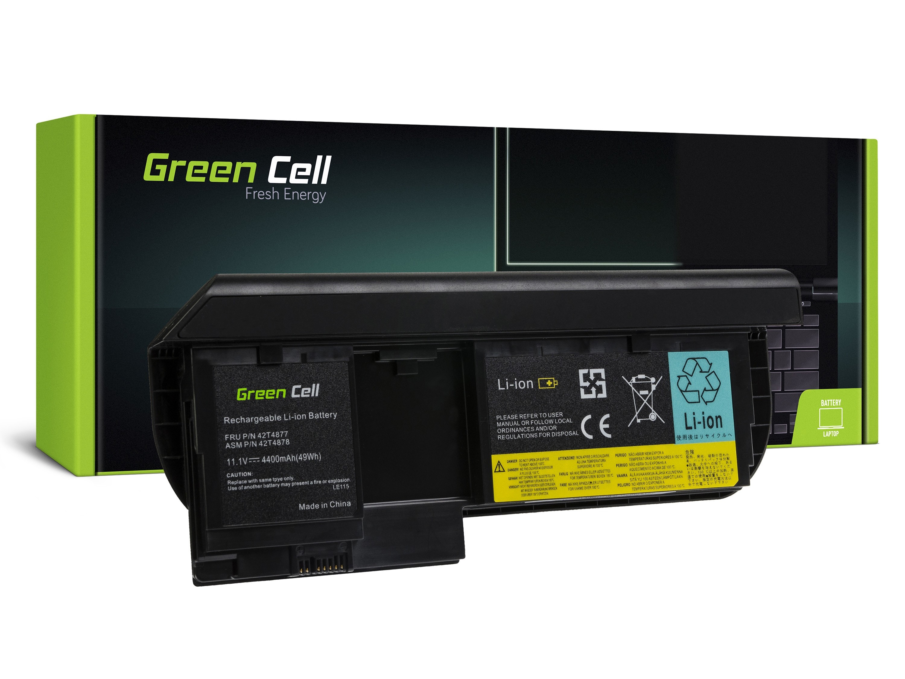 Green Cell kannettavan tietokoneen akku Lenovo ThinkPad Tablet X220 X220i X220t