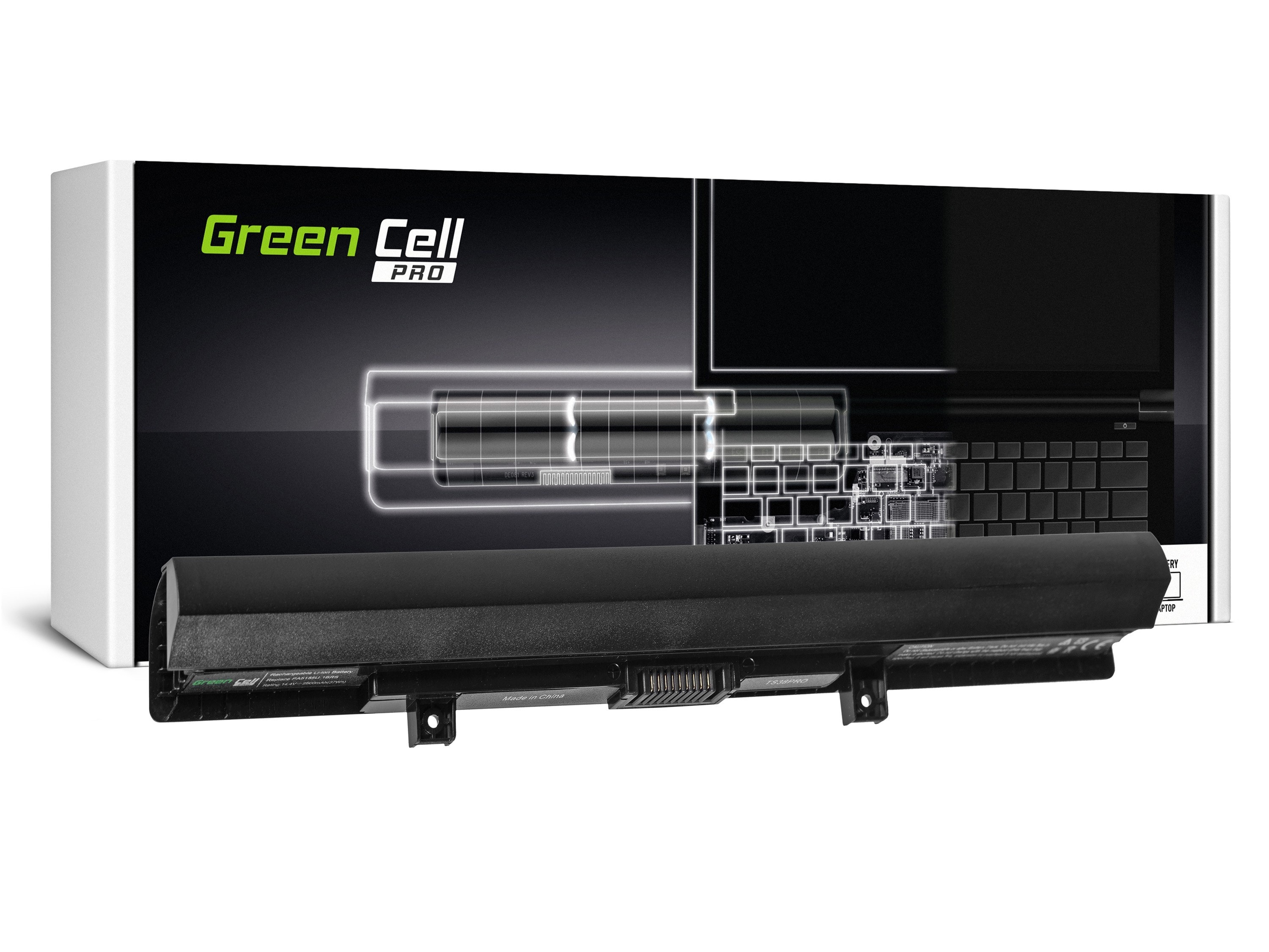 Green Cell PRO kannettavan tietokoneen akku Toshiba Satellite C50-B C50D-B C55-C