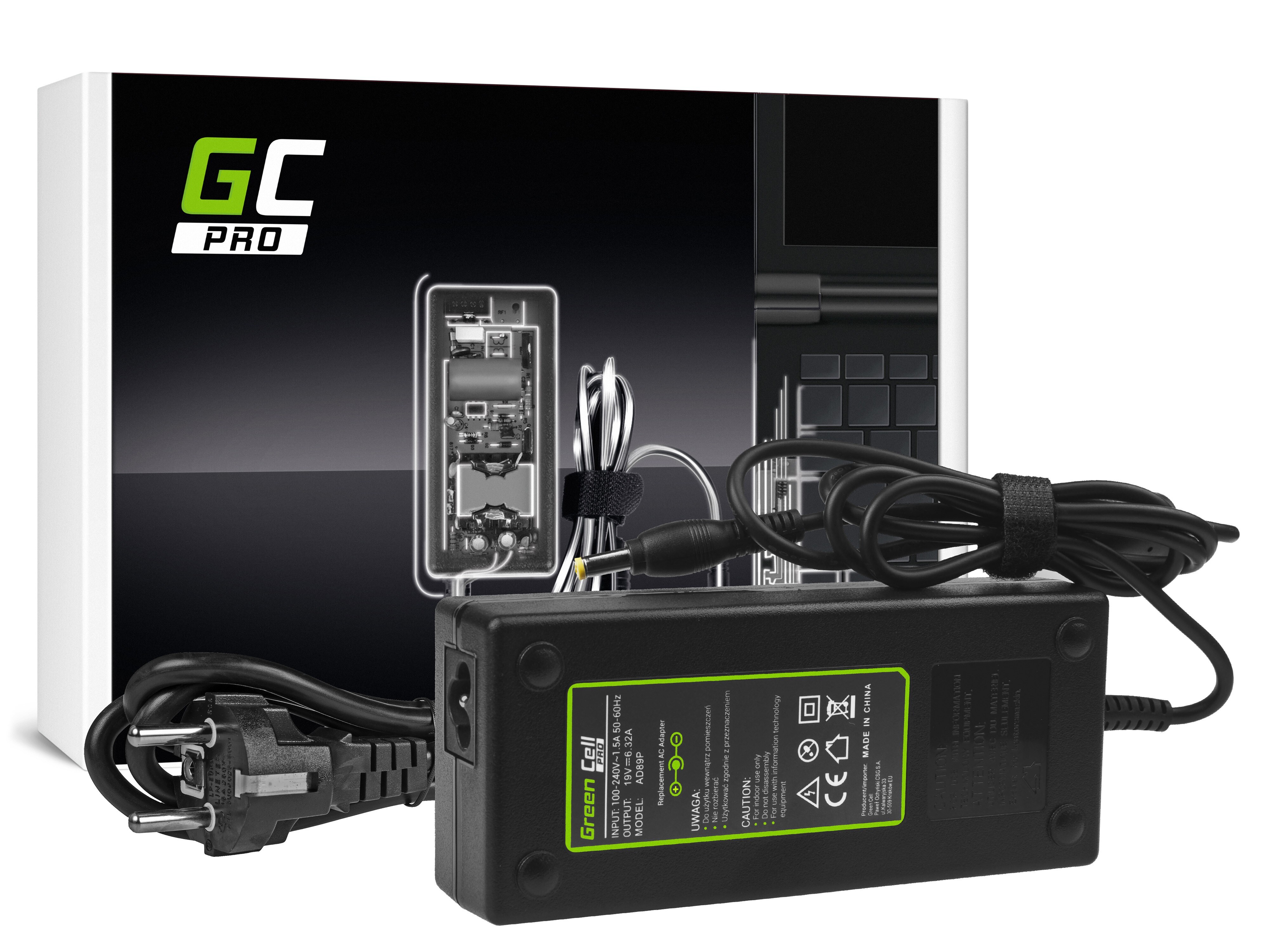 Green Cell PRO laturi / AC Adapteri Acer Aspire 7552G 7745G -19V 6.32A 120W