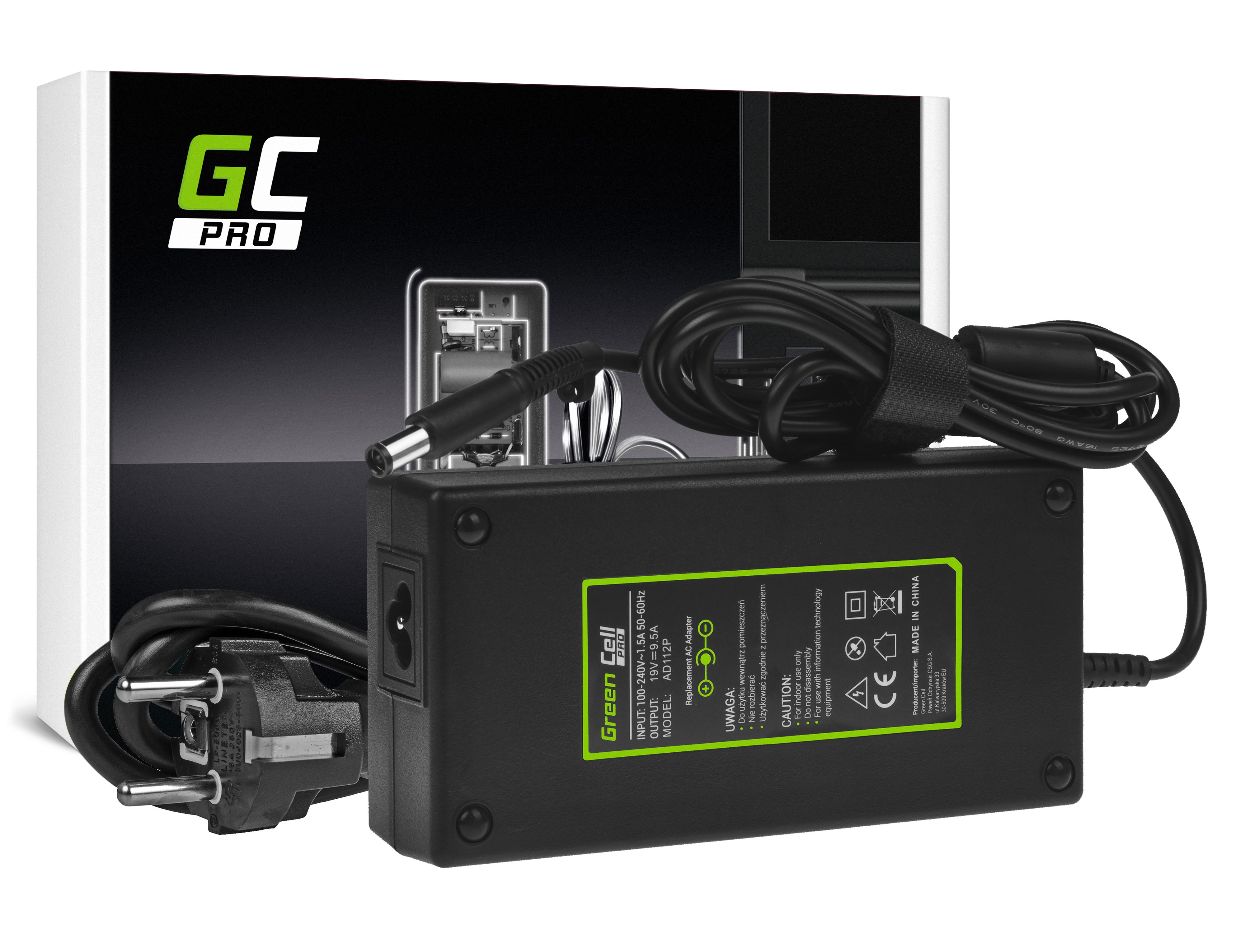 Green Cell PRO laturi / AC Adapteri HP 19V 9.5A 180W