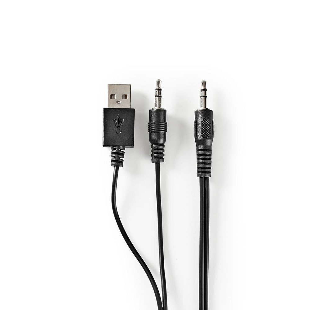 PC-kaiuttimet 2.1 / tietokonekaiuttimet subwooferilla / USB-kaiuttimet / kaiutinjärjestelmä 33 W