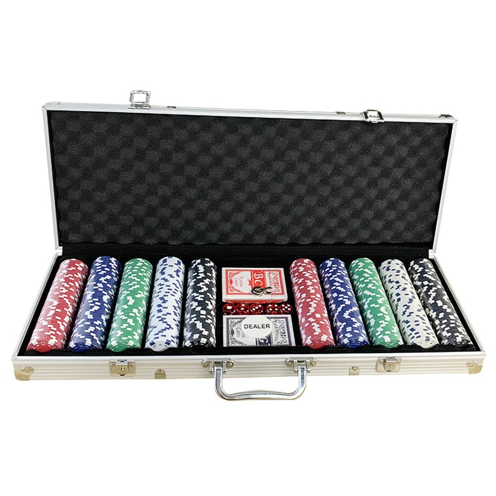 Poker Set 500 pelimerkillä