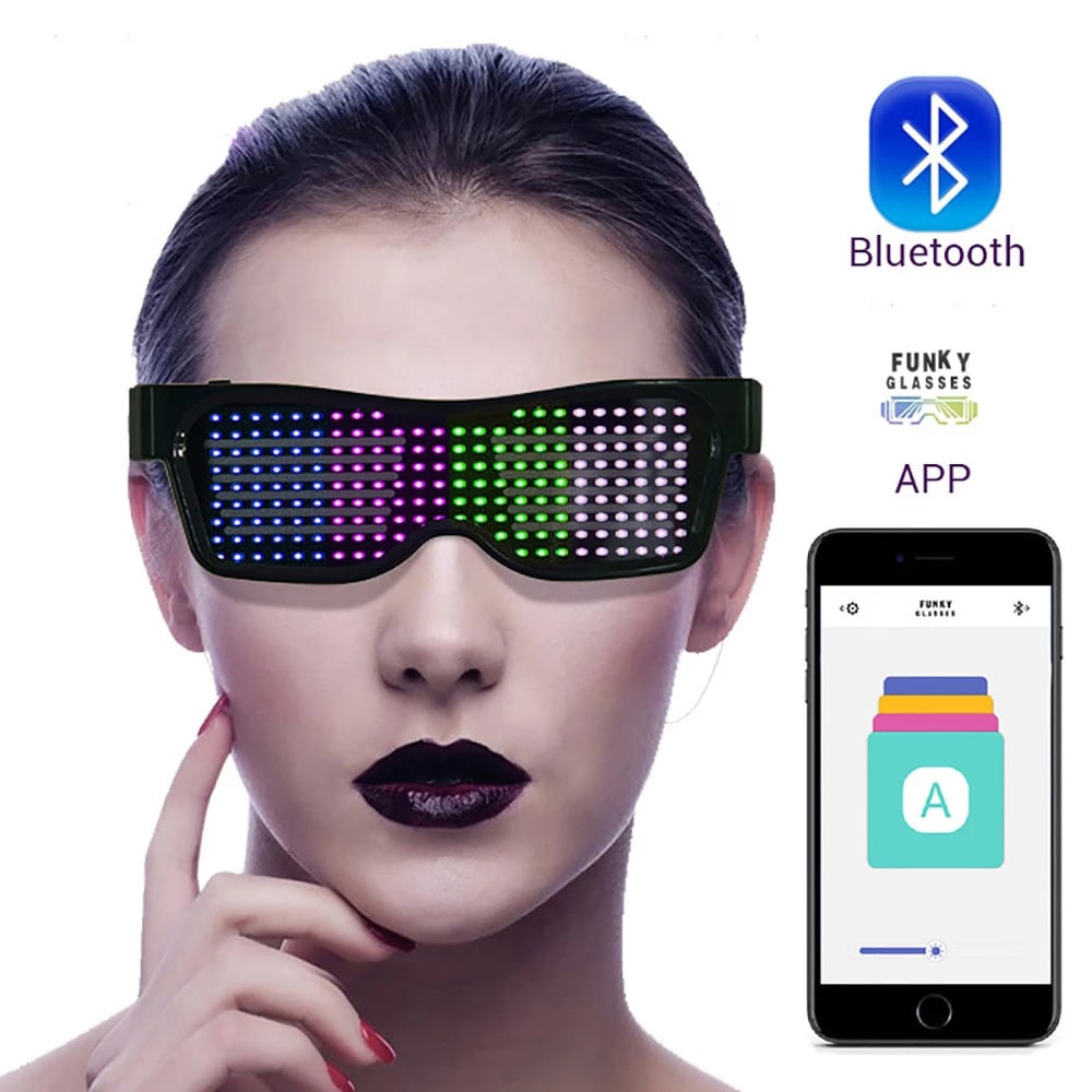 LED Glasögon med bluetooth
