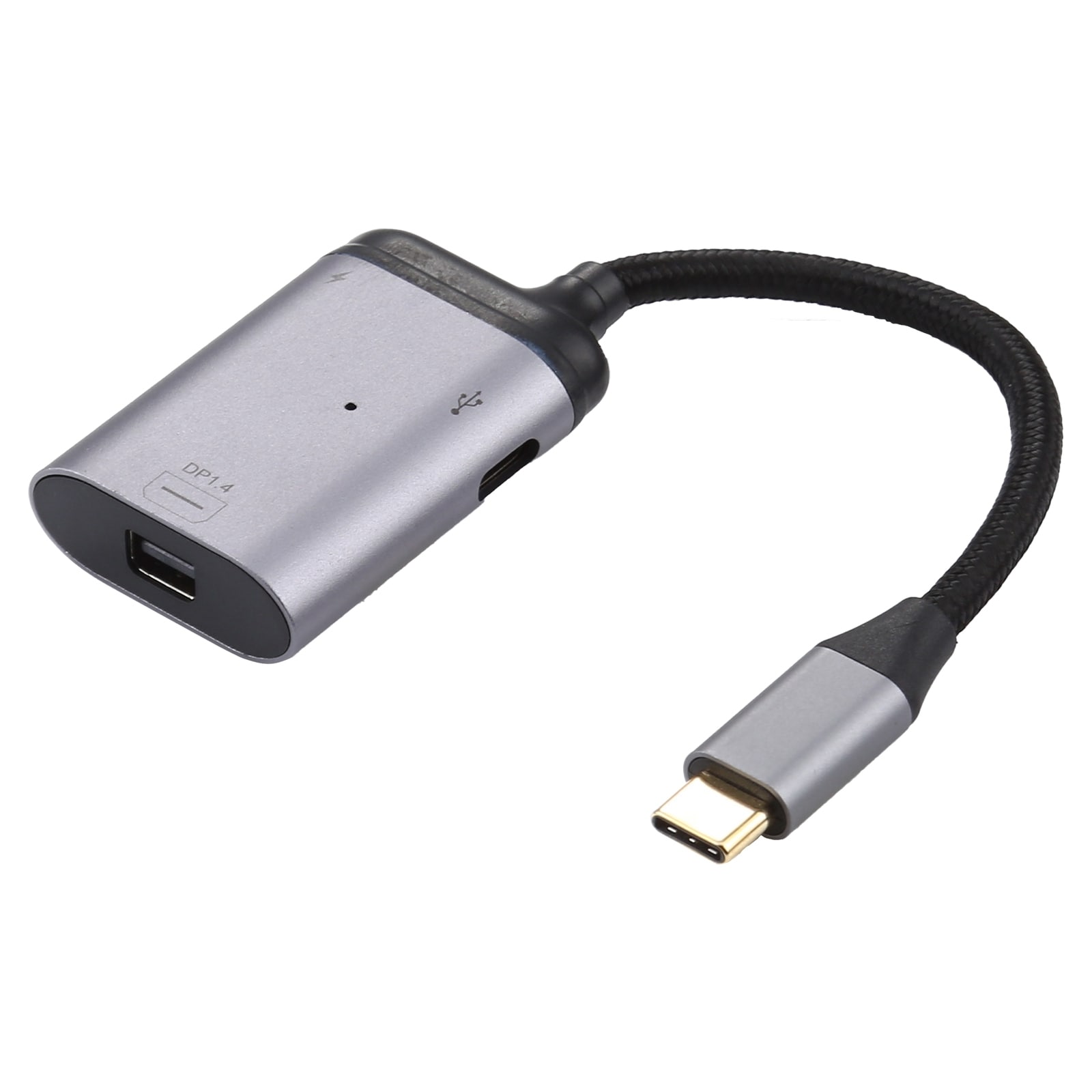 4K USB-C -  Mini DisplayPort 1.4 + PD Data Sync Sovitinkaapeli