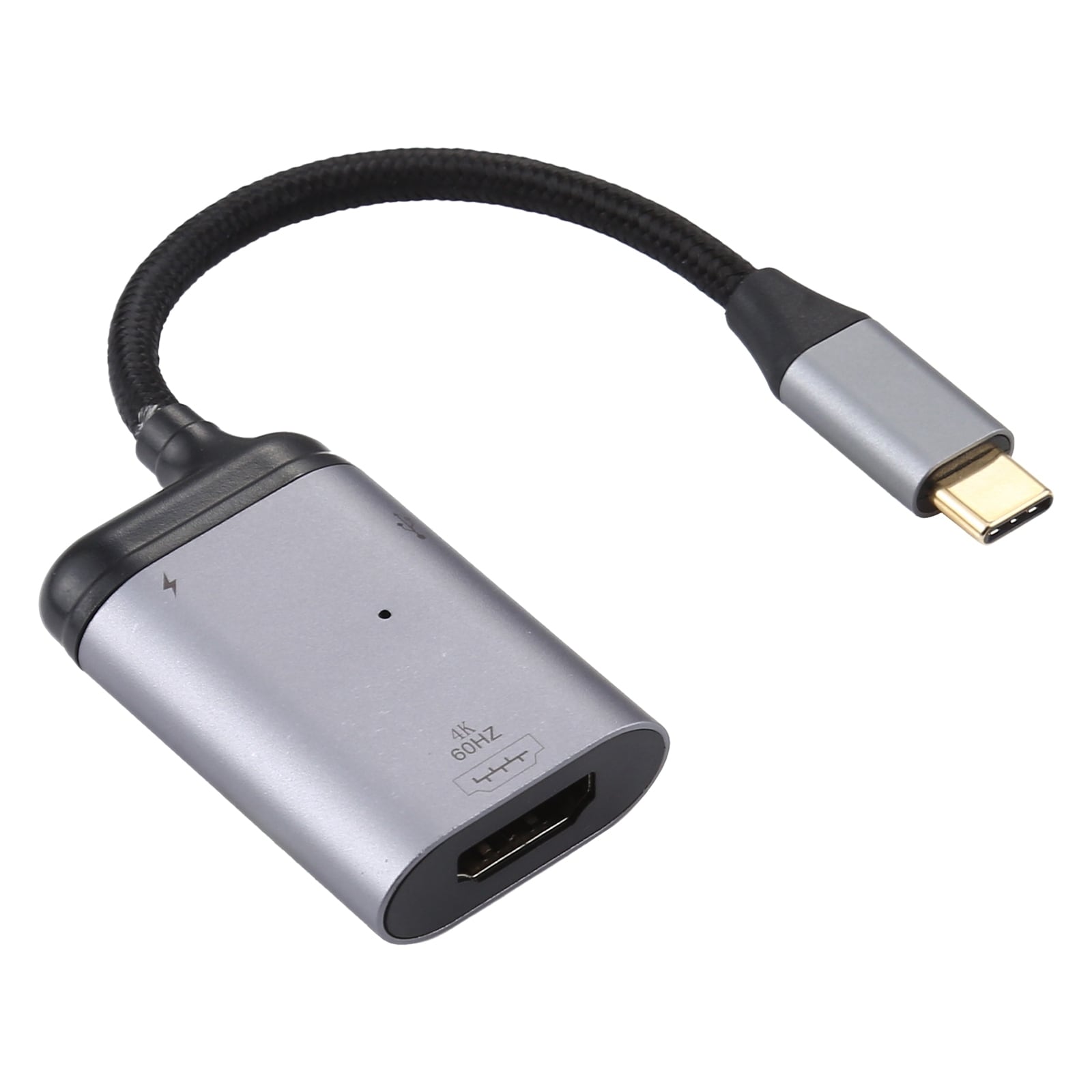 4K 60Hz USB-C - HDMI + PD Data Sync Sovitinkaapeli