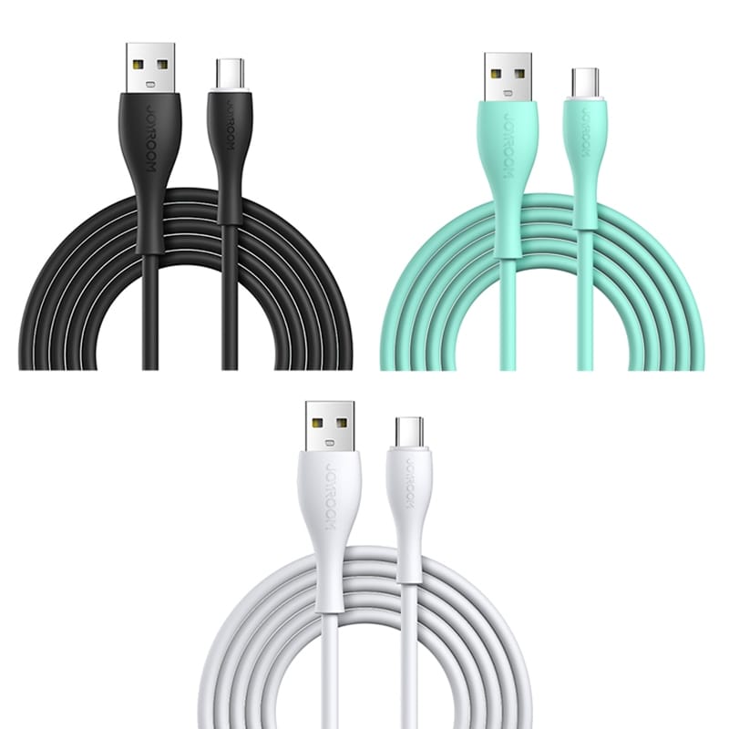 3A USB - USB-C - 2m, vihreä
