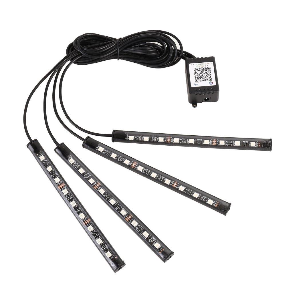 4skpl LED-nauhaa auton sisätiloihin