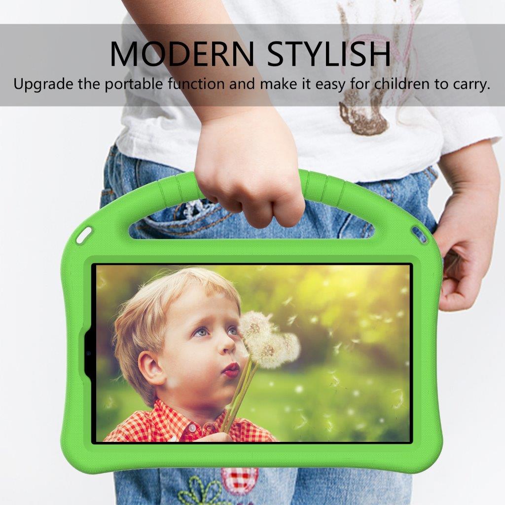 Kotelo kahvalla ja telineellä Samsung Galaxy Tab A7 Lite 8.7(2021) - Grön