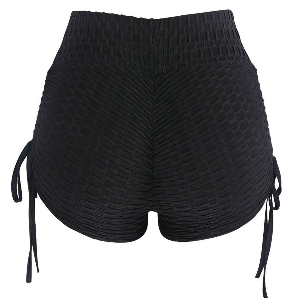 Scrunch Shorts Yogatights Medium - Musta "Butt Lifting"