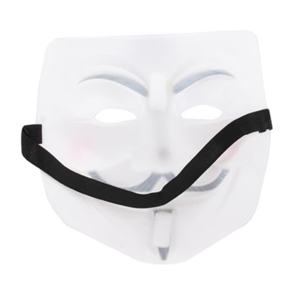 V for Vendetta Naamio naamiaisiin - Valkoinen