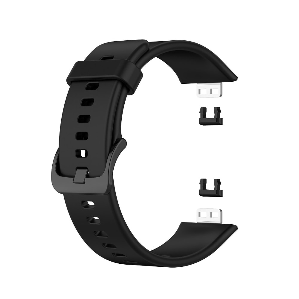 Silikoniranneke Huawei Watch Fit - Musta