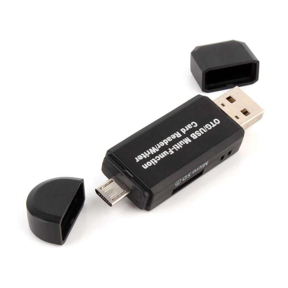 4 in 1 Muistikortinlukija USB & MicroUSB