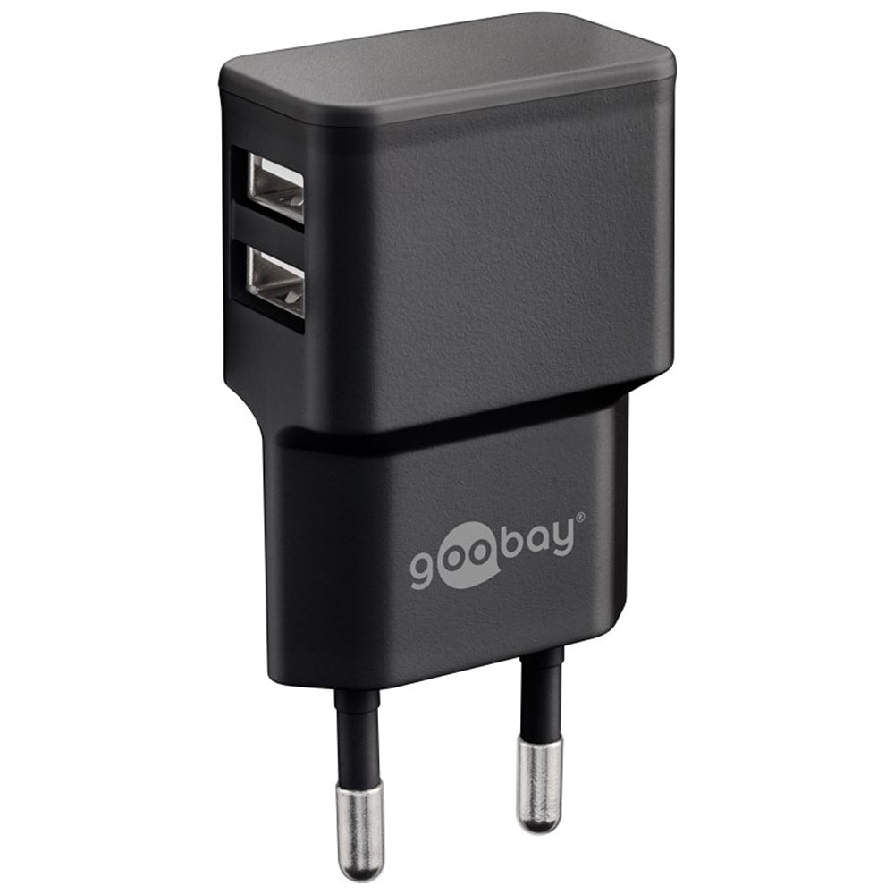 Goobay Dual USB-Laturi 2,4A 12W