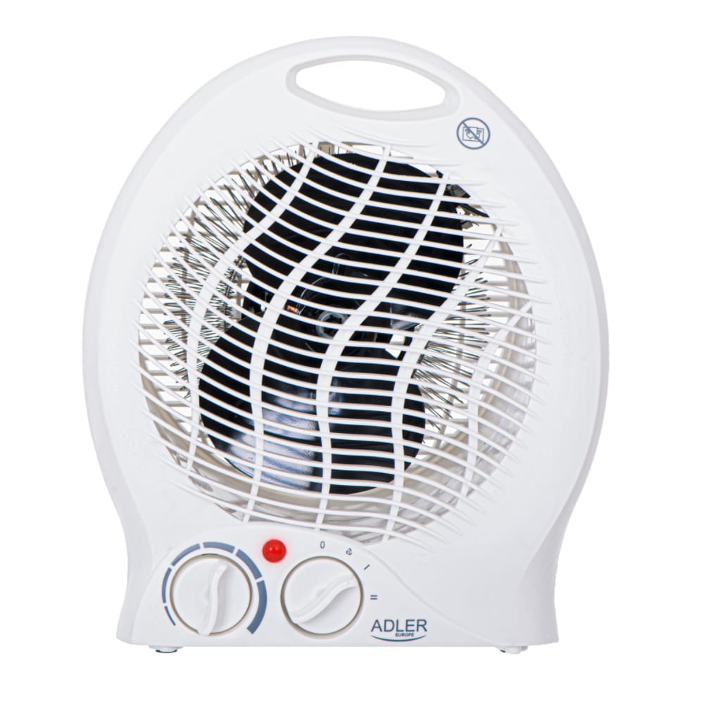 Lämpöpuhallin 1000/2000W, jossa on termostaatti ja puhallintoiminto