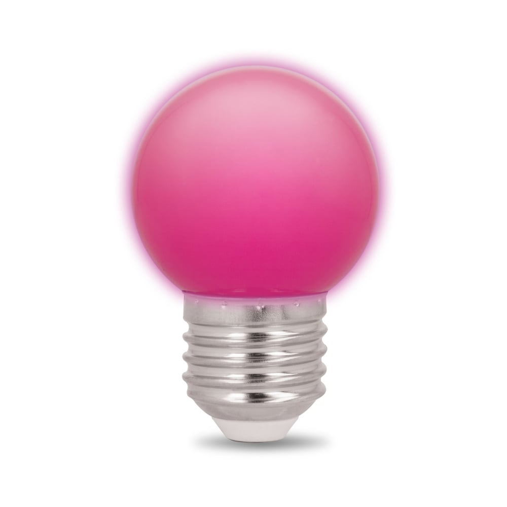 Forever LED-lamppu E27 G45 2W Pinkki 5-pakkaus