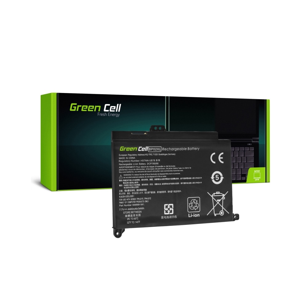 Green Cell akku BP02XL HP Pavilion