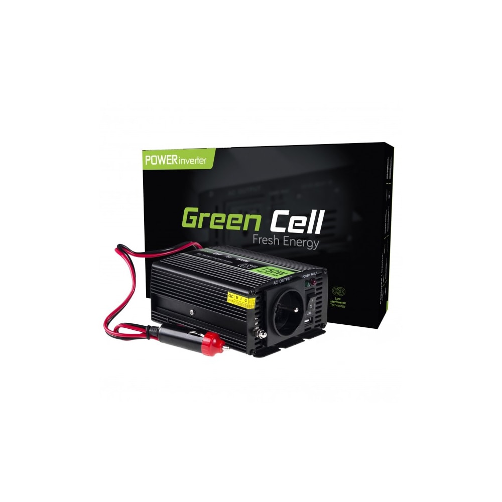 Green Cell Voltage Car Inverter 12V - 230V - 150W/300W