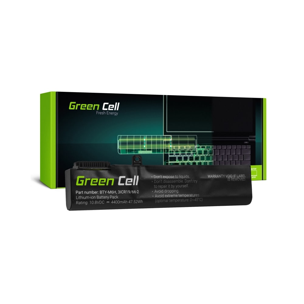 Green Cell Akku BTY-M6H MSI