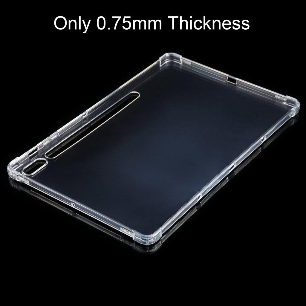 Iskunkestävä suojakotelo Samsung Galaxy Tab S7 FE / S7 Lite - Läpinäkyvä