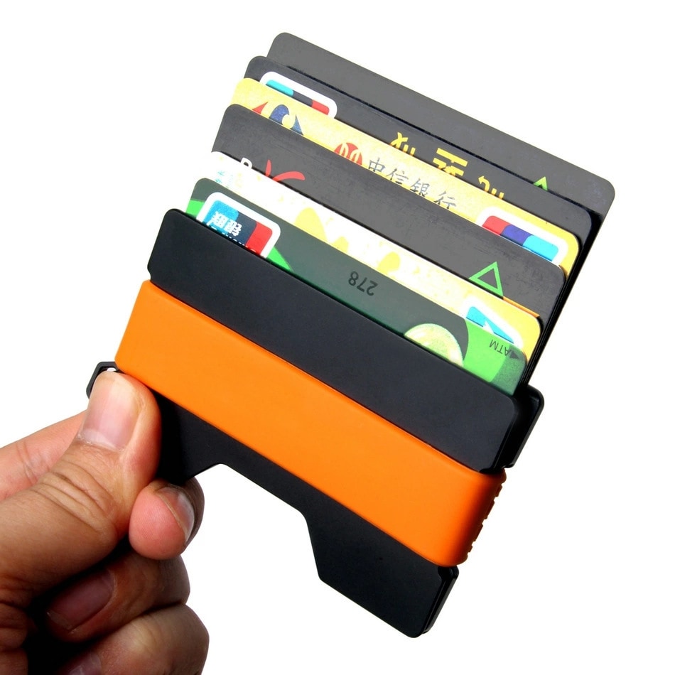 Korttipidike RFID alumiinia - Harmaa