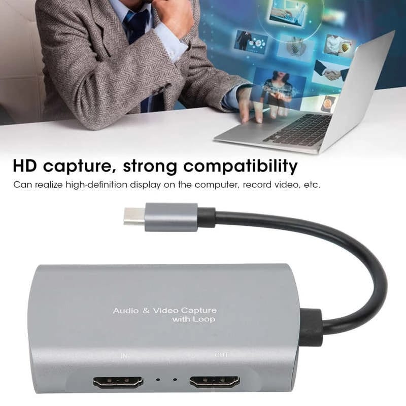 Videotallennuskortti USB-C - HDMI