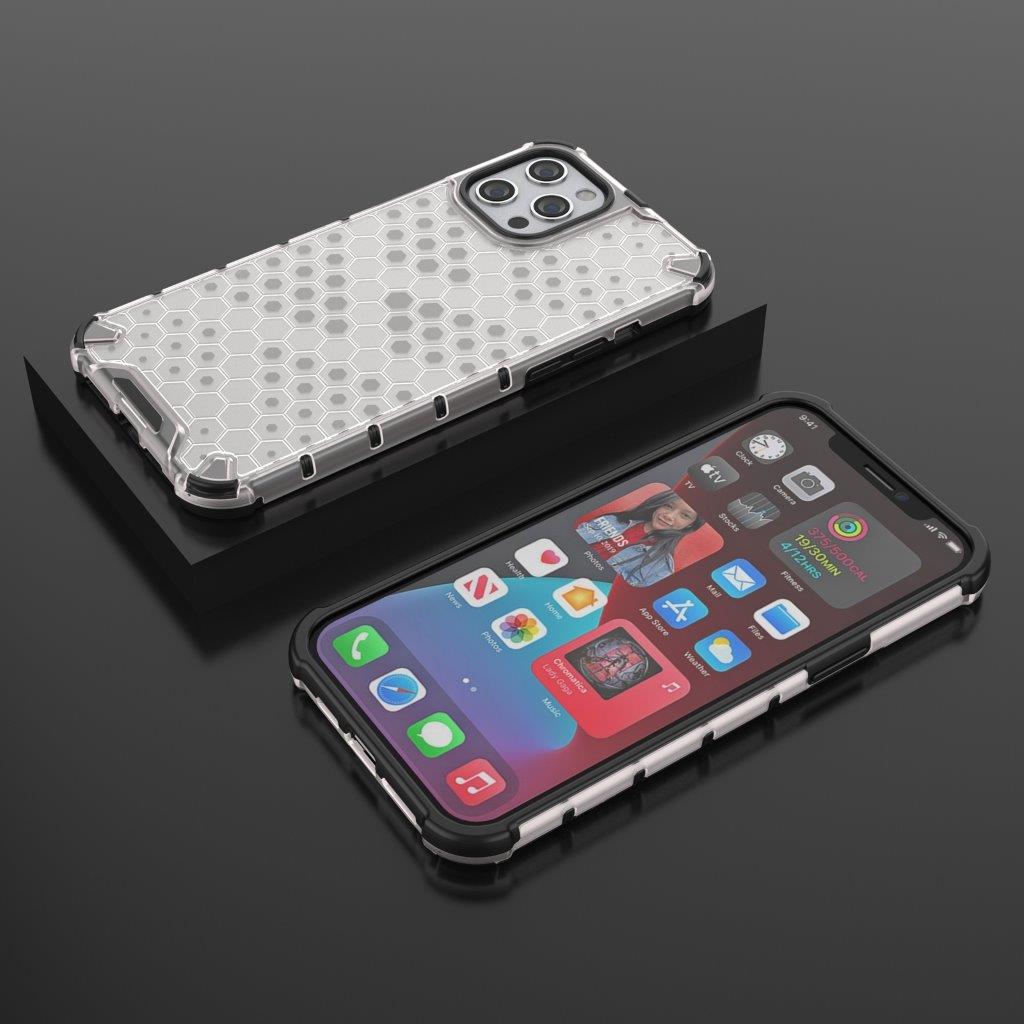 Iskunkestävä matkapuhelimen kuori, jossa on harkittu kuviointi iPhone 13 Mini - Valkoinen