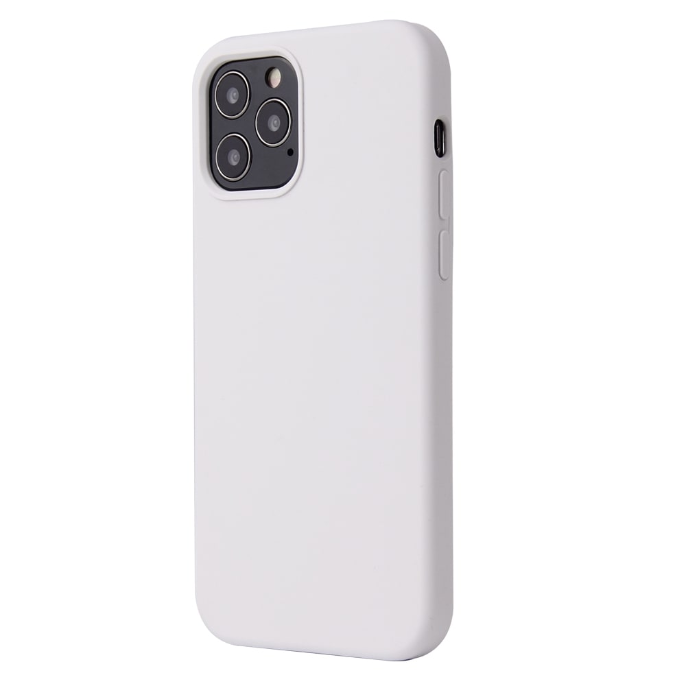 Iskunkestävä silikonikuori iPhone 13 - Valkoinen