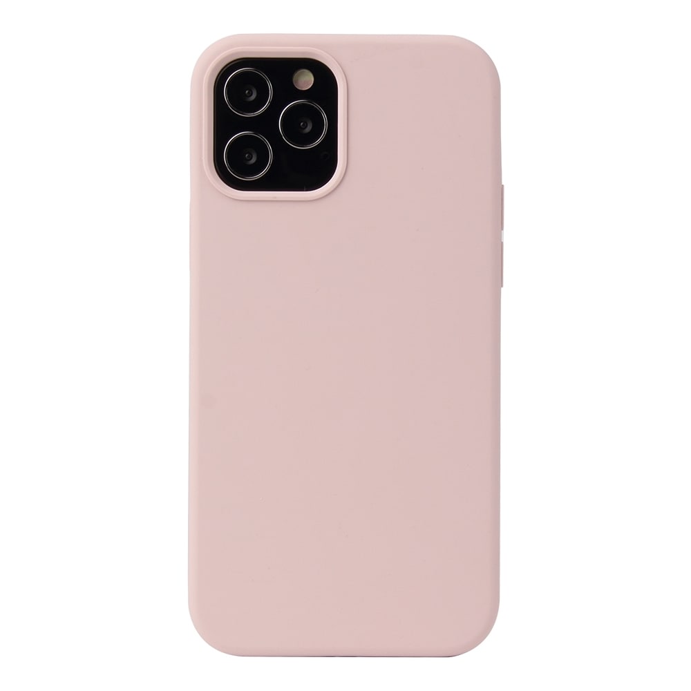 Iskunkestävä silikonikuori iPhone 13 mini - Pinkki hiekka