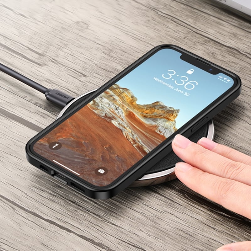 Ohut ja iskunkestävä matkapuhelimen kuori iPhone 13 mini - Musta