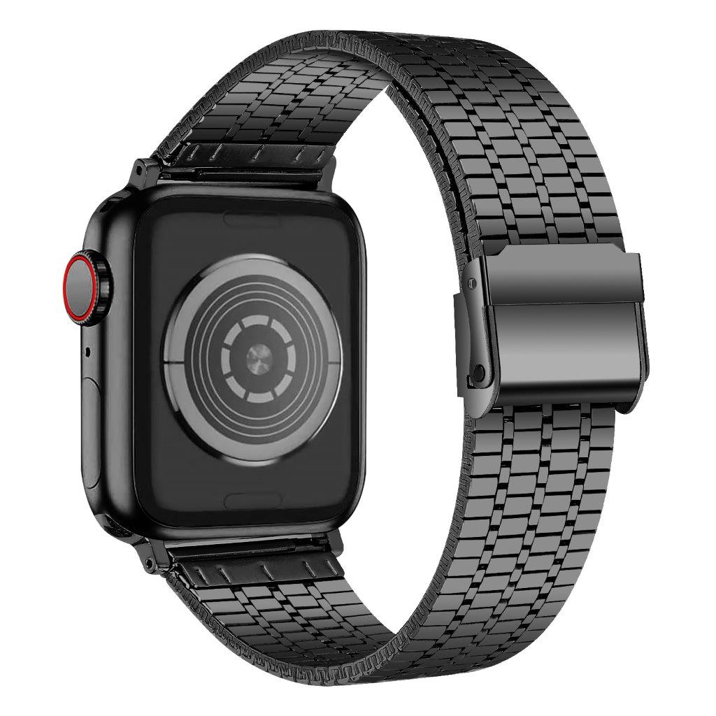 Ranneke kaksoislukolla mallille Apple Watch 38 mm - Musta