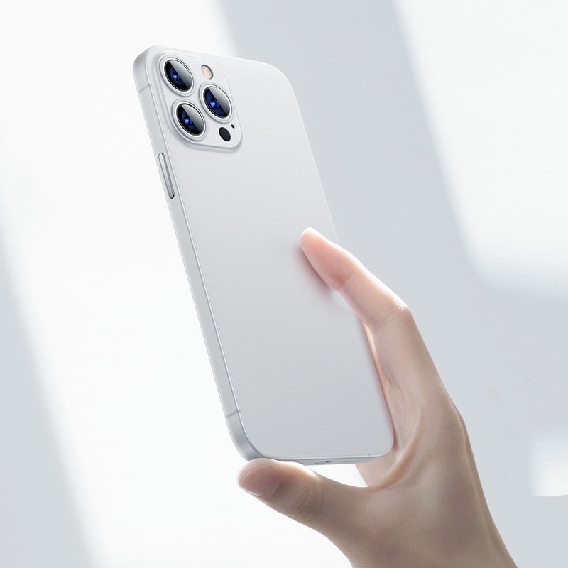 Erittäin ohut ja iskunkestävä matkapuhelimen kuori iPhone 13 Pro Max - Valkoinen