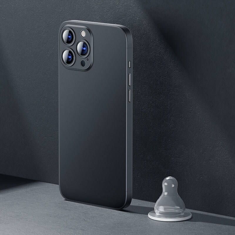 Erittäin ohut ja iskunkestävä matkapuhelimen kuori iPhone 13 Pro Max - Musta