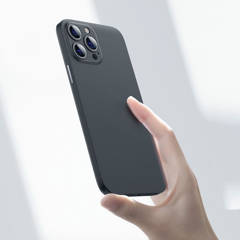Erittäin ohut ja iskunkestävä matkapuhelimen kuori iPhone 13 Pro Max - Musta