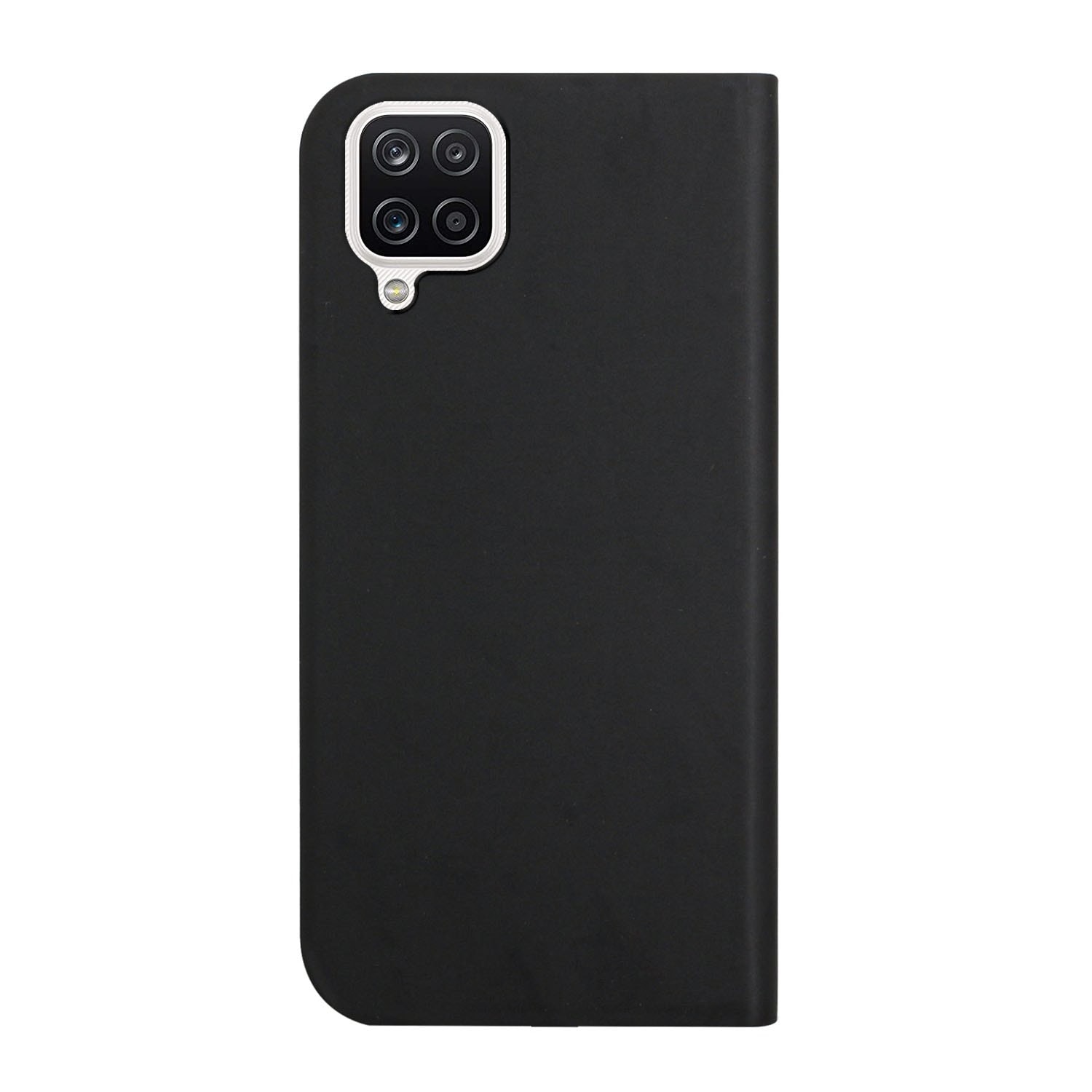 Erittäin ohut matkapuhelimen kuori pidikkeellä Samsung Galaxy A42 5G - Musta