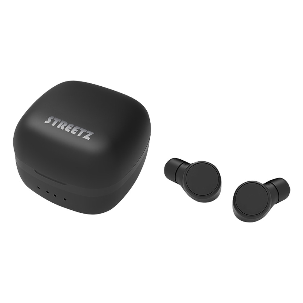 STREETZ Bluetooth Headset latauskotelolla - Musta