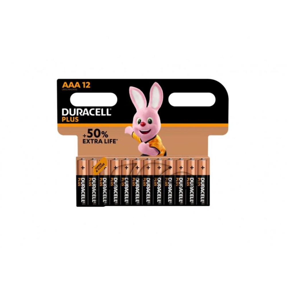 Duracell Plus Extra Life MN2400/LR03 Micro AAA 12-pakkaus