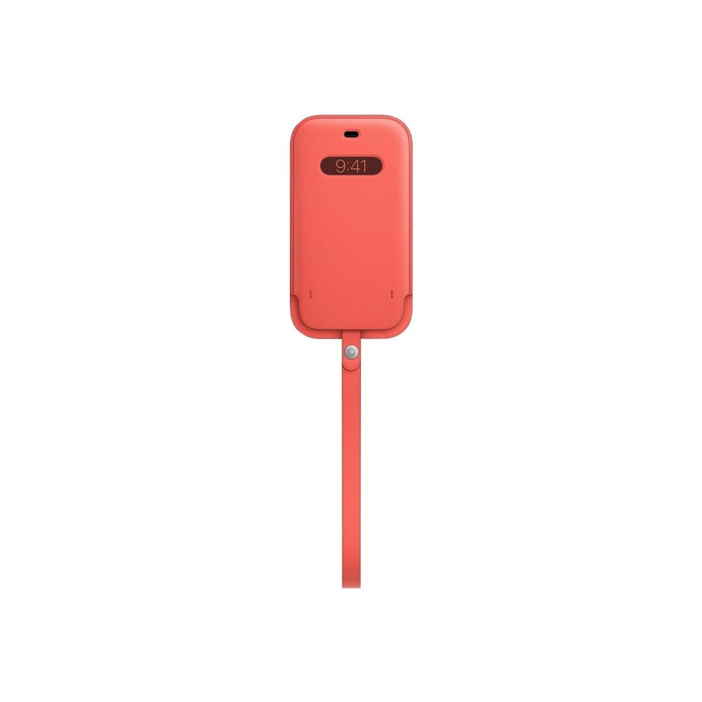 Nahkakotelo MagSafella iPhone 12 Mini Pinkki